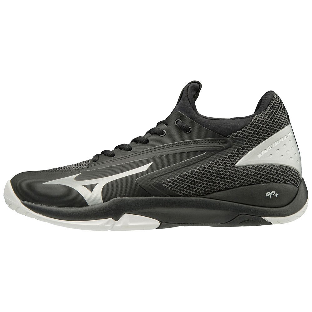 Scarpe Tennis Mizuno WAVE IMPULSE AC Donna - Nere/Argento/Bianche - 86549-UFDY